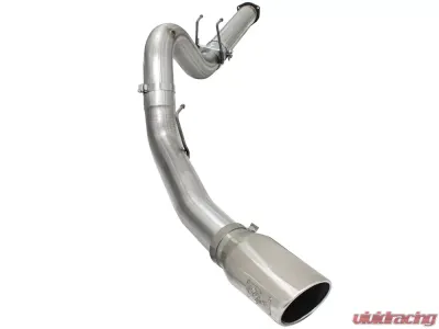 aFe Power Large Bore-HD 5" 409 Stainless Steel DPF-Back Exhaust System Ford Diesel Trucks 15-16 V8-6.7L (td) - 49-43064-P