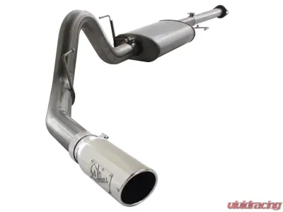 aFe Power Mach Force-Xp 3" to 3-1/2" 409 Stainless Steel Catback Exhaust System Ford F-150 Ecoboost 11-14 V6-3.5L (tt) - 49-43067-P