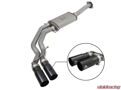aFe Power Rebel Series 3" to 2-1/2" 409 Stainless Steel Catback Exhaust System F-150 2015-2022 EcoBoost V6-2.7L(tt)/3.5L (tt)/V8-5.0L - 49-43081-B
