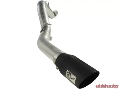 aFe Power Large Bore-HD 5" 409 Stainless Steel DPF-Back Exhaust System GM Diesel Trucks 11-16 V8-6.6L (td) LML - 49-44041-B