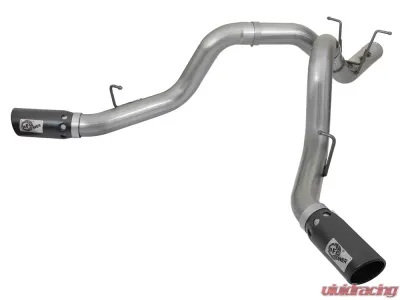 aFe Power Large Bore-HD 4" 409 Stainless Steel DPF-Back Exhaust System GM Diesel Trucks 2017 V8-6.6L (td) L5P - 49-44086-B