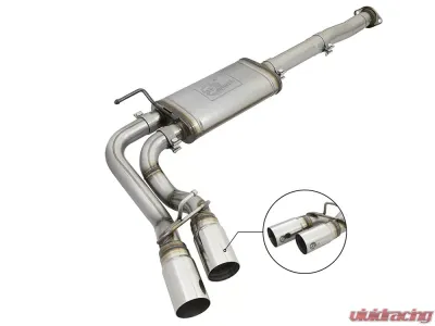 aFe Power Rebel Series 3" 409 Stainless Steel Catback Exhaust System 05-15 Toyota Tacoma V6-4.0L - 49-46033-P