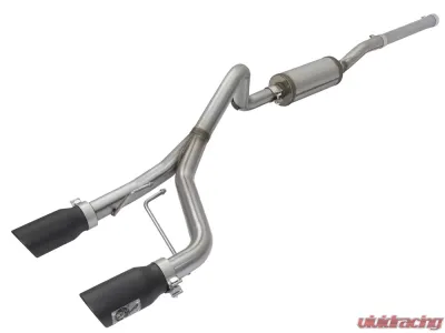 aFe Power Rebel Series 2-1/2" 409 Stainless Steel Catback Exhaust System Jeep Wrangler (JK) 07-17 V6-3.6L/3.8L (2/4-Door) - 49-48056-B