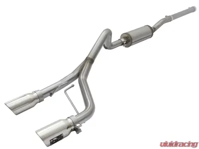 aFe Power Rebel Series 2-1/2" 409 Stainless Steel Catback Exhaust System Jeep Wrangler (JK) 07-17 V6-3.6L/3.8L (2/4-Door) - 49-48056-P