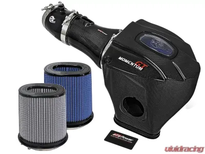 aFe Power Black Series Momentum Carbon Fiber Cold Air Intake System Dodge Challenger/Charger SRT Hellcat 15-20 V8-6.2L (sc) HEMI - 52-72204-CF