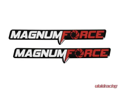 aFe Power Magnum FORCE Domed Urocal Badges - 5.5" x .788" in. (Pair) - 40-10224