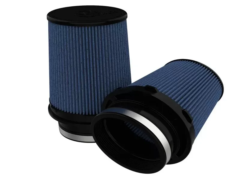aFe Power Black Series Intake Replacement Air Filter with Pro 5R Media (Pair) (4-1/2 x 3")F x (6 x 5")B x (5 x 3 -3/4")T x (7")H - 24-90111-MA