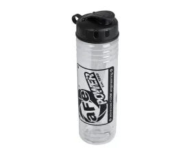 aFe Power Clear Plastic Water Bottle: 24oz with Snap Lid
