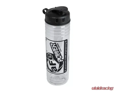 aFe Power Clear Plastic Water Bottle: 24oz with Snap Lid - 40-10228