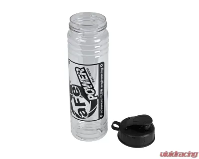 aFe Power Clear Plastic Water Bottle: 24oz with Snap Lid - 40-10228