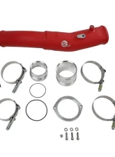 aFe Power Bladerunner 2.5" Aluminum Hot Charge Pipe (Red) Toyota GR Supra A90 L6 3.0L 2020-2024                                     - 46-20398-R - Image 2