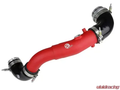 aFe Power Bladerunner 2.5" Aluminum Hot Charge Pipe (Red) Toyota GR Supra A90 L6 3.0L 2020-2024 - 46-20398-R