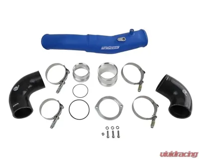 aFe Power Bladerunner 2.5" - 3" Aluminum Hot Charge Pipe (Blue) BMW G29 Z4 B58 L6 3.0L 2020-2021 - 46-20408-L