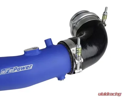 aFe Power Bladerunner 2.5" - 3" Aluminum Hot Charge Pipe (Blue) BMW G29 Z4 B58 L6 3.0L 2020-2021 - 46-20408-L