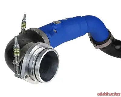 aFe Power Bladerunner 2.5" - 3" Aluminum Hot Charge Pipe (Blue) BMW G29 Z4 B58 L6 3.0L 2020-2021 - 46-20408-L