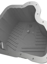 aFe Power Street Series Engine Oil Pan Raw with Machined Fins GM Diesel Trucks 2011-2016                                     - 46-71080A - Image 3