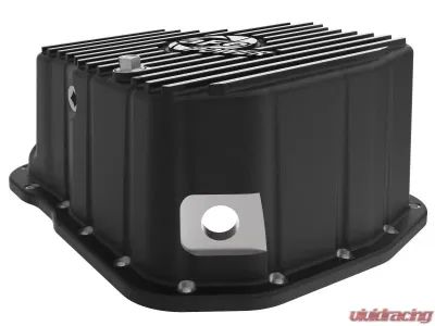 aFe Power Pro Series Engine Oil Pan Black with Machined Fins GM Diesel Trucks 2011-2016 - 46-71080B