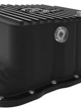 aFe Power Pro Series Engine Oil Pan Black with Machined Fins GM Diesel Trucks 2011-2016                                     - 46-71080B - Image 5