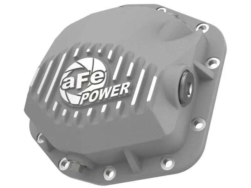 aFe Power Street Series Rear Differential Cover Raw with Machined Fins Jeep Wrangler (JL) 2018-2020 - 46-71090A
