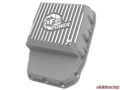 aFe Power Transmission Pan Raw with Machined Fins RAM Diesel Trucks 2013-2019 - 46-71160A