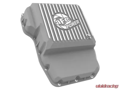 aFe Power Transmission Pan Raw with Machined Fins RAM Diesel Trucks 2013-2019 - 46-71160A