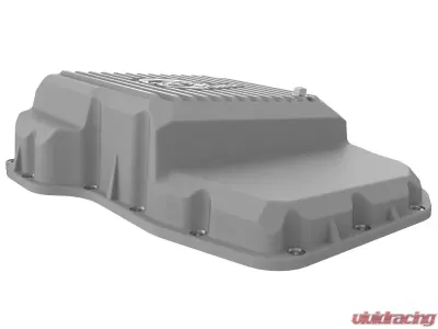 aFe Power Transmission Pan Raw with Machined Fins RAM Diesel Trucks 2013-2019 - 46-71160A
