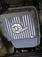 aFe Power Transmission Pan Raw with Machined Fins RAM Diesel Trucks 2013-2019                                     - 46-71160A - Image 7