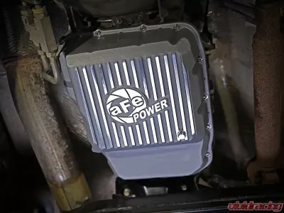 aFe Power Transmission Pan Raw with Machined Fins RAM Diesel Trucks 2013-2019 - 46-71160A