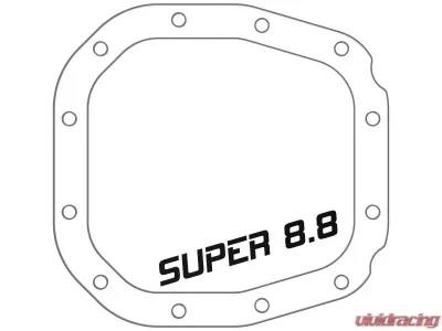 aFe Power Street Series Rear Differential Cover Raw with Machined Fins (Super 8.8 axle) Ford F-150 2015-2019 - 46-71180A