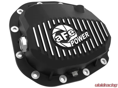 aFe Power Pro Series Differential Cover Black with Machined Fins & Gear Oil (Super 8.8 axle) Ford F-150 2015-2019 - 46-71181B