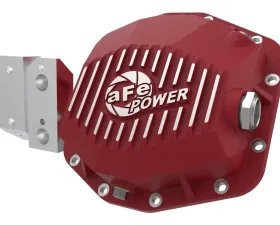 aFe Power Pro Series Dana M220 Rear Differential Cover Red w/ Machined Fins Jeep Gladiator (JT) 2020-2023 V6-3.6L
