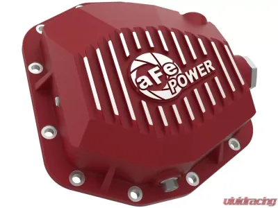AFE Power Pro Series Dana M220 Rear Differential Cover Red for Jeep Gladiator JT 2020-2023 - 46-71190R