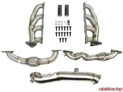 aFe Power Twisted Steel 304 Stainless Steel Race Series Performance Package GM Diesel Trucks 2011-2015 - 48-34139