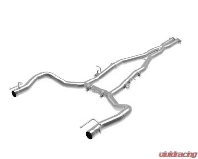 aFe Power Mach Force-Xp 3 IN 304 Stainless Steel Catback Exhaust System w/o Muffler - 49-32070NM