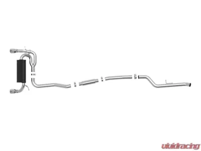 aFe Power Mach Force-Xp 3" - 2 1/2" 304 Stainless Steel Catback Exhaust System BMW F22 | F23 M235i N55 L6 3.0L 14-16 - 49-36347-P