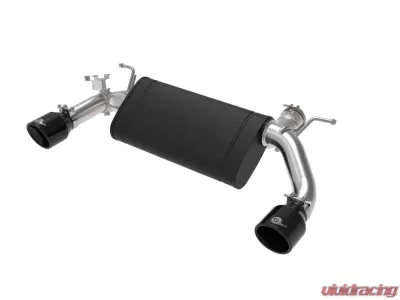 aFe Power Mach Force-XP 3" to 2-1/2" 304 Stainless Steel Axle-Back Exhaust Black BMW M235i (F22 | 23) 2014-2016 - 49-36348-B