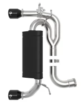 aFe Power Mach Force-XP 3" to 2-1/2" 304 Stainless Steel Axle-Back Exhaust Black BMW M235i (F22 | 23) 2014-2016                                     - 49-36348-B - Image 2