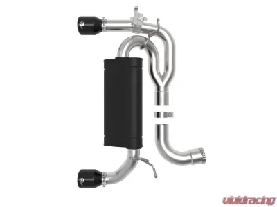 aFe Power Mach Force-XP 3" to 2-1/2" 304 Stainless Steel Axle-Back Exhaust Black BMW M235i (F22 | 23) 2014-2016 - 49-36348-B