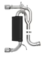 aFe Power Mach Force-XP 3" to 2-1/2" 304 Stainless Steel Axle-Back Exhaust Polished BMW M235i (F22 | 23) 2014-2016                                     - 49-36348-P - Image 2