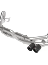 aFe Power Mach Force-Xp 2-1/2" 304 Stainless Steel Catback Exhaust w/Carbon Fiber Tips Porsche 991 Carrera 2012-2016                                     - 49-36406-1C - Image 3