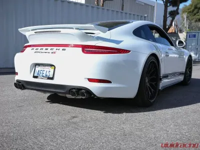 aFe Power Mach Force-Xp 2-1/2" 304 Stainless Steel Catback Exhaust w/Carbon Fiber Tips Porsche 991 Carrera 2012-2016 - 49-36406-1C