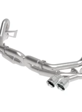 aFe Power Mach Force-Xp 2-1/2" 304 Stainless Steel Catback Exhaust w/Polished Tips Porsche 991 Carrera                                     - 49-36406-1P - Image 3
