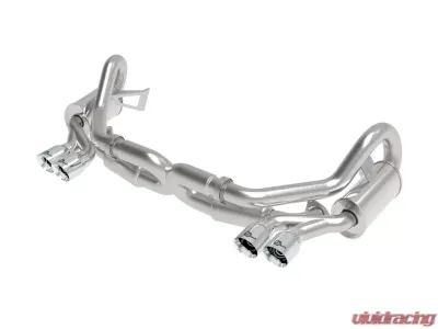 aFe Power Mach Force-Xp 2-1/2" 304 Stainless Steel Catback Exhaust w/Polished Tips Porsche 991 Carrera - 49-36406-1P