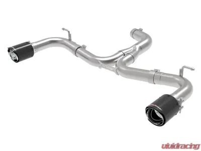 aFe Power Mach Force-Xp 3" to 2-1/2" Stainless Steel Axle-Back Exhaust System Carbon Volkswagen GTI MK7 2015-2017 - 49-36417-C
