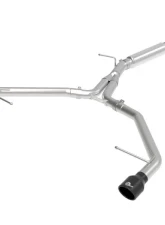 aFe Power Mach Force-Xp 3" to 2-1/2" Stainless Steel Axle-Back Exhaust System Black Audi A4 (B9) 2017-2022                                     - 49-36419-B - Image 2
