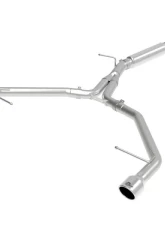 aFe Power Mach Force-Xp 3" to 2-1/2" Stainless Steel Axle-Back Exhaust System Polished Audi A4 (B9) 2017-2022                                     - 49-36419-P - Image 2