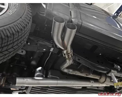 aFe Power Rebel 409 Stainless Steel DPF-Back Exhaust System with Dual Brushed Tips - 49-43108-H