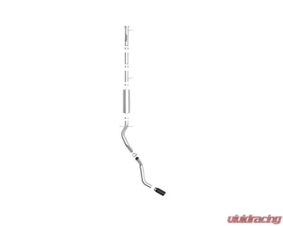 aFe Power Apollo GT Series 4in 409 Stainless Steel Catback Exhaust System with Black Tips GM 2500 | 3500HD V8-6.6L L8T 2020-2024 49-44122-B - 49-44122-B