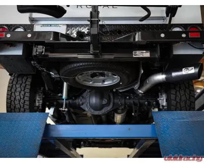 aFe Power Apollo GT Series 4in 409 Stainless Steel Catback Exhaust System with Black Tips GM 2500 | 3500HD V8-6.6L L8T 2020-2024 49-44122-B - 49-44122-B