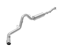 aFe Power Apollo GT Series 4in 409 Stainless Steel Catback Exhaust System with Polished Tips GM 2500 | 3500HD V8-6.6L L8T 2020-2024 49-44122-P